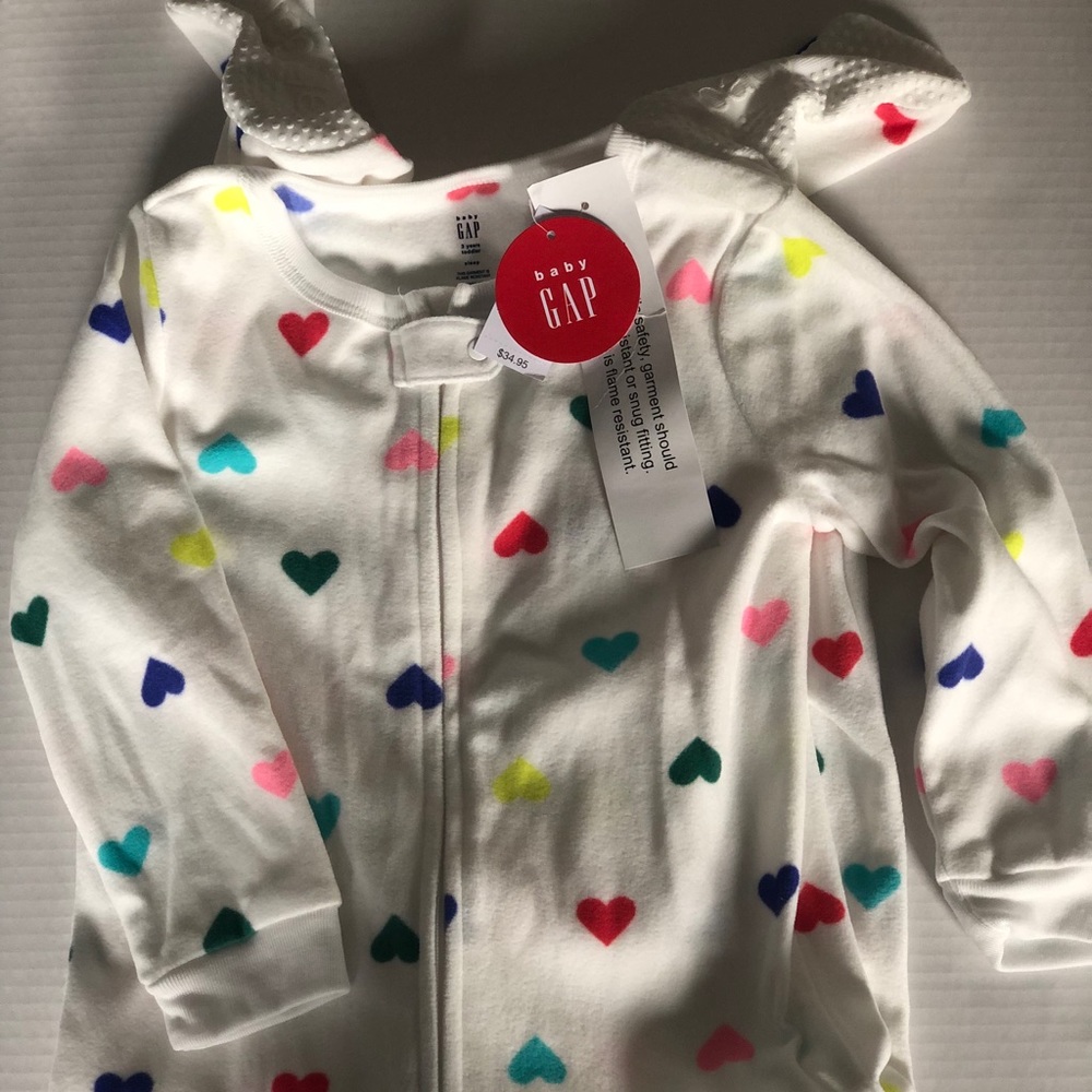 Gap kids pj fleeces onesie